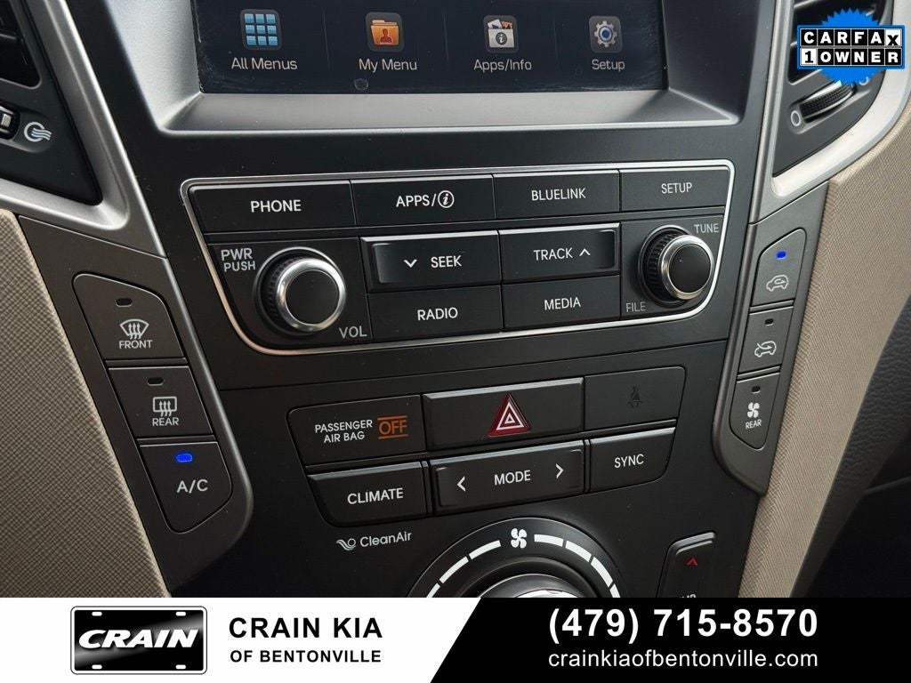 2017 Hyundai Santa Fe Limited - AWD / ONE OWNER / LEATHER