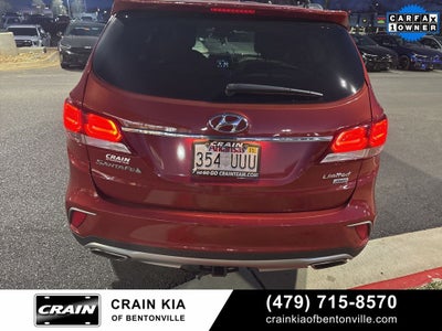 2017 Hyundai Santa Fe Limited - AWD / ONE OWNER / LEATHER