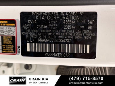 2025 Kia K5 GT-Line - KIA CPO / CLEAN CARFAX / ONE OWNER
