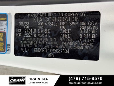 2024 Kia Niro EV Wind - KIA CPO / CLEAN CARFAX / ONE OWNER