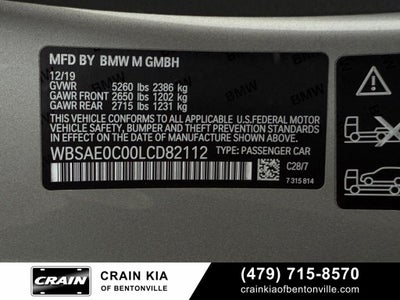 2020 BMW M8 Base - AWD / CLEAN CARFAX