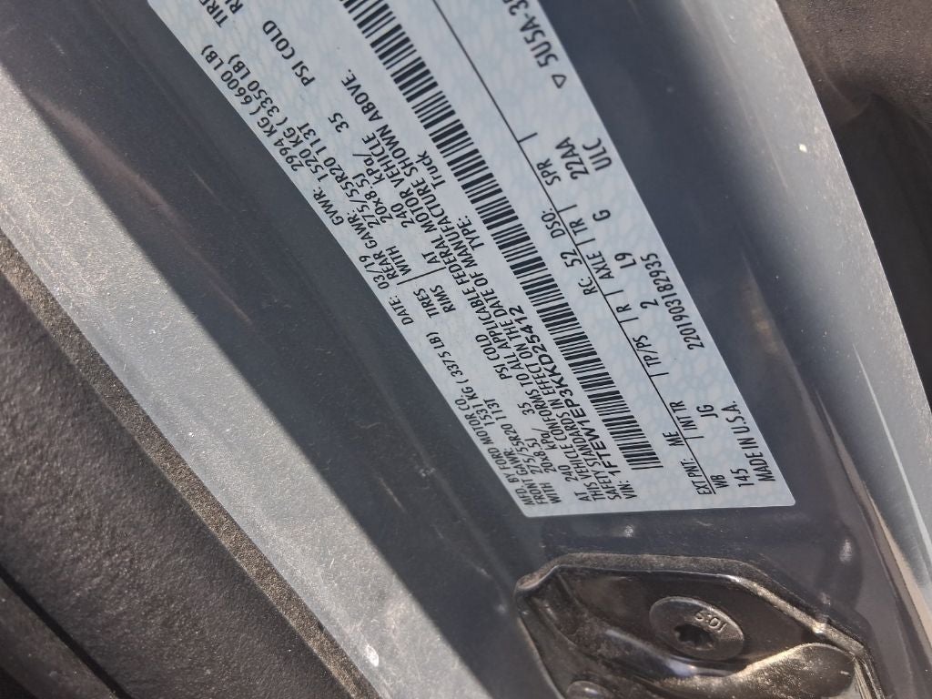 2019 Ford F-150 XL FX4 PACK / STX PACK / 4X4