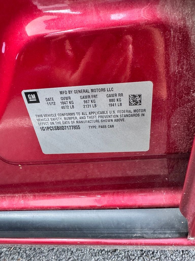 2013 Chevrolet Cruze 1LT