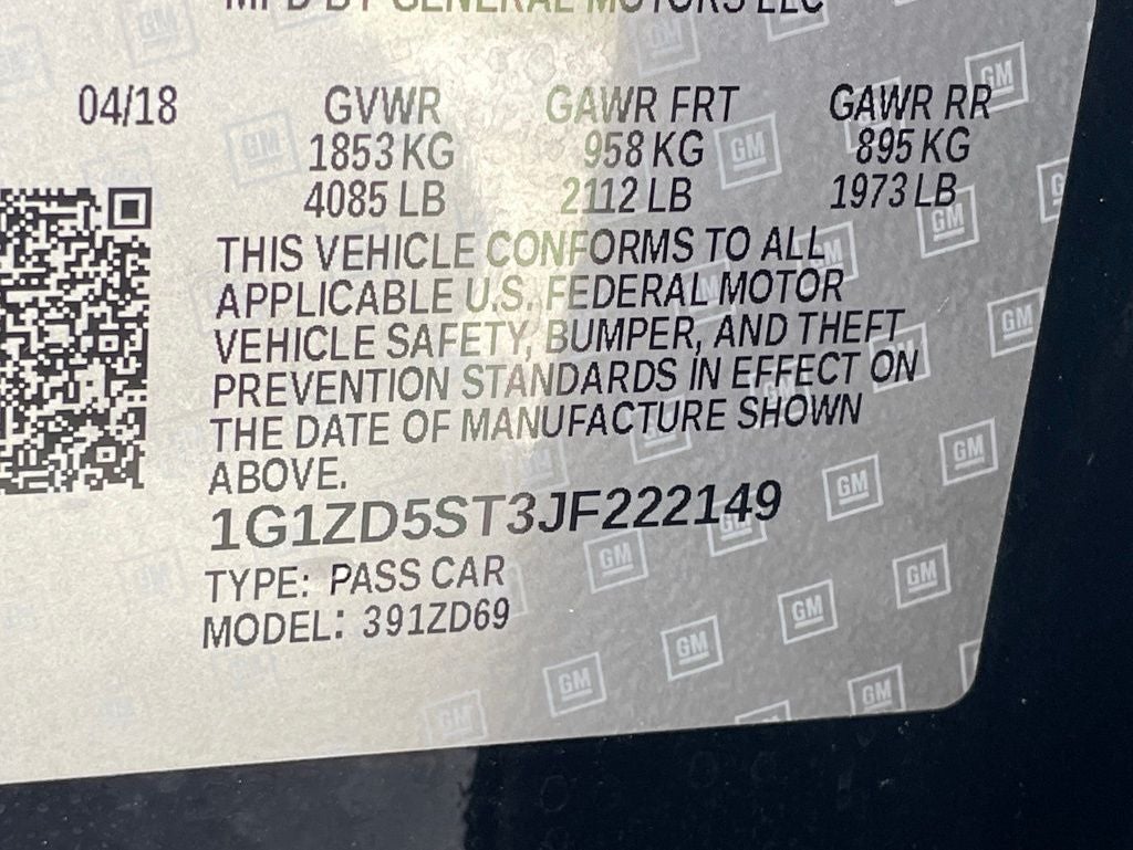 2018 Chevrolet Malibu LT