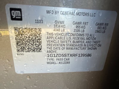 2024 Chevrolet Malibu LT 1LT / HEATED SEATS / BLUETOOH