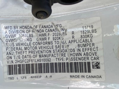 2020 Honda Civic LX
