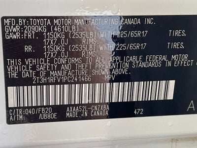 2023 Toyota RAV4 LE CLEAN CARFAX