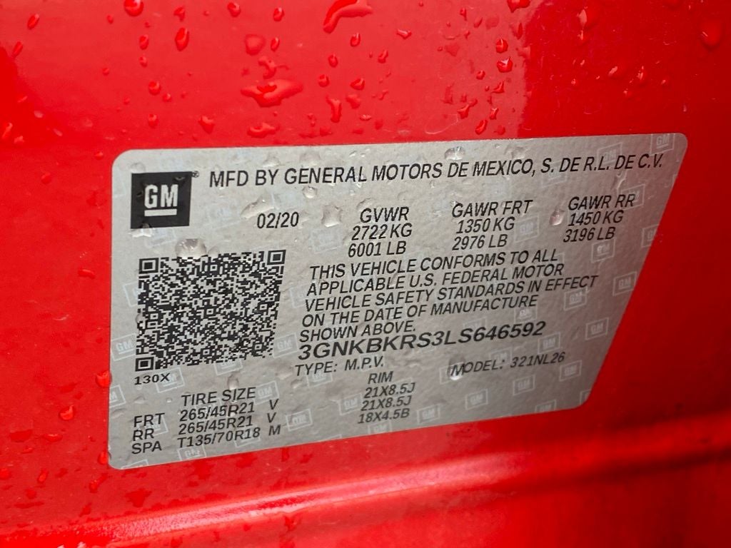 2020 Chevrolet Blazer RS