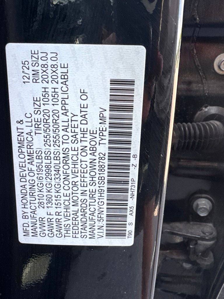 2025 Honda Pilot Black Edition