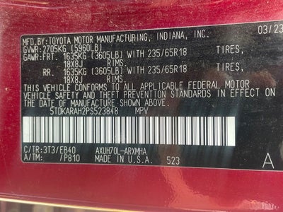 2023 Toyota Highlander Hybrid XLE HEATED SEATS / ONE OWNER / CLEAN CARFAX