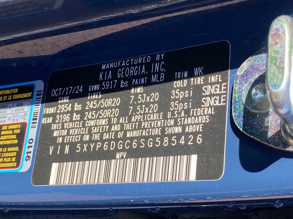 2025 Kia Telluride S AWD / LEATHER / HEATED SEATS