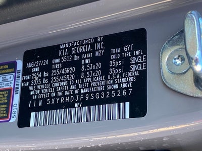 2025 Kia Sorento X-Line EX AWD / MOONROOF / HEATED SEATS