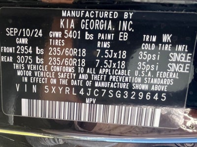 2025 Kia Sorento S MOONROOF / LEATHER / HEATED SEATS