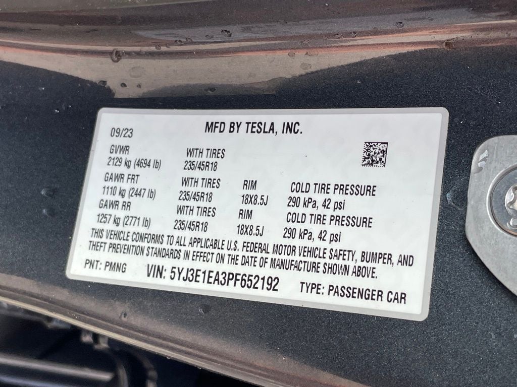 2023 Tesla Model 3 Base