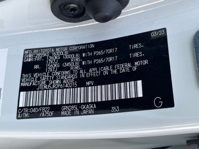 2023 Toyota 4Runner SR5 4X4 / ONE OWNER