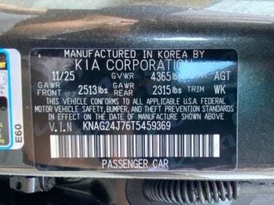 2026 Kia K5 LXS ONE OWNER / CLEAN CARFAX