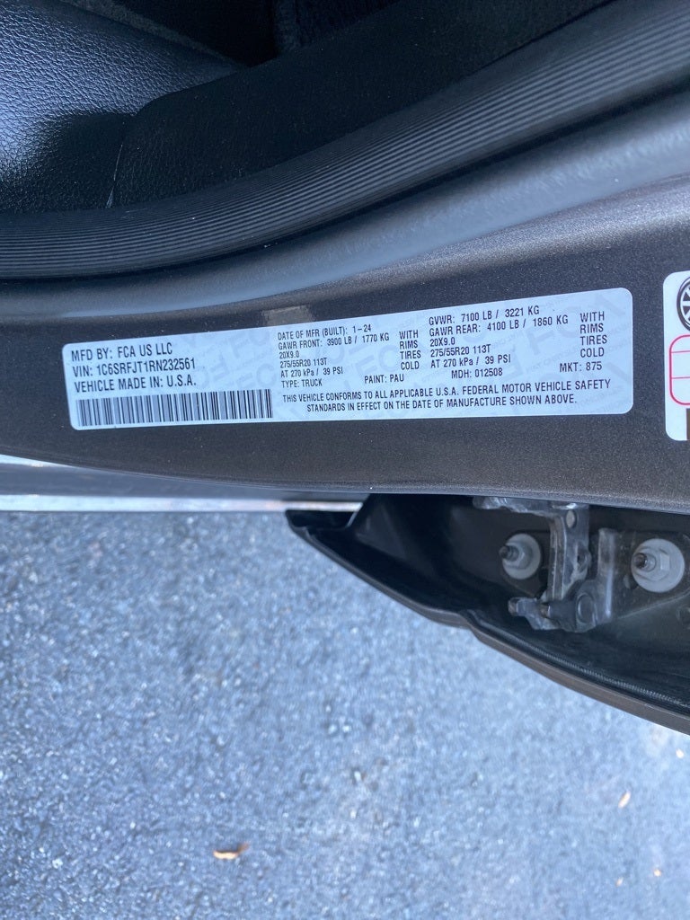 2024 RAM 1500 Laramie LARAMIE