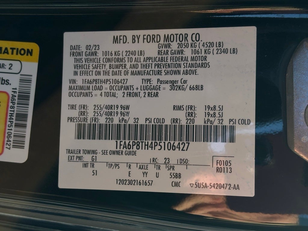 2023 Ford Mustang EcoBoost Premium