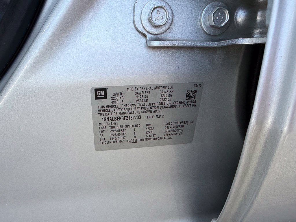 2015 Chevrolet Equinox LT 1LT