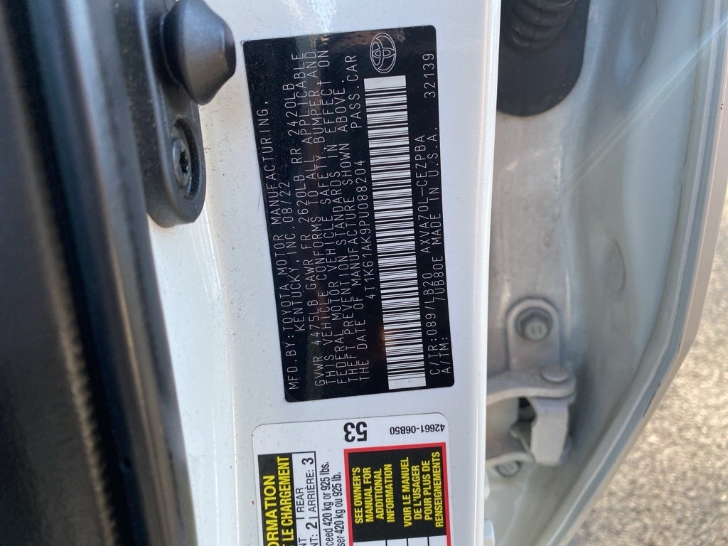 2023 Toyota Camry XSE XSE