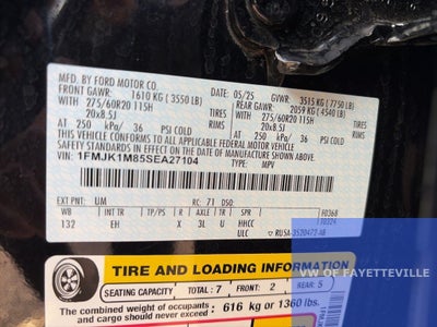 2025 Ford Expedition Max Platinum CLEAN 1-OWNER CARFAX