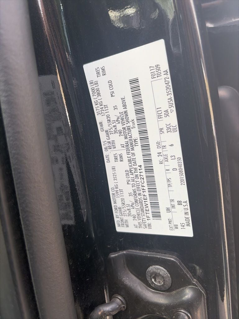 2015 Ford F-150 Platinum