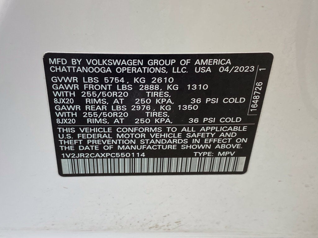 2023 Volkswagen Atlas 3.6L V6 SE w/Technology