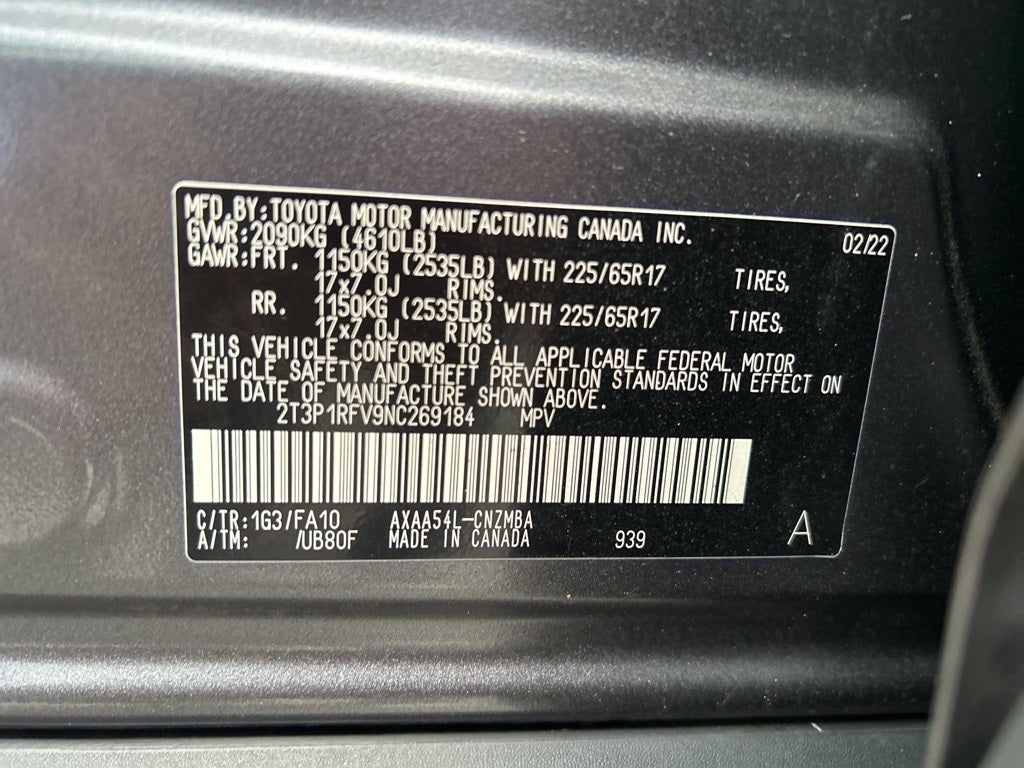 2022 Toyota RAV4 XLE