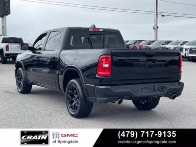 2025 RAM 1500 Laramie Dual–Pane Panoramic Sunroof