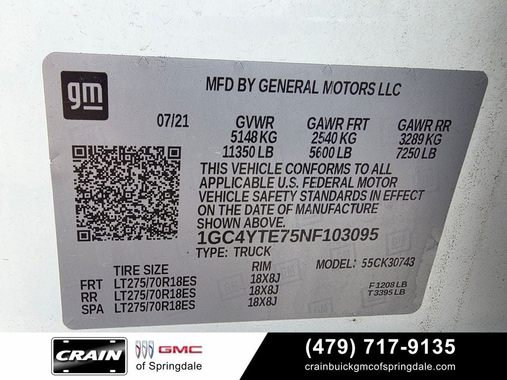2022 Chevrolet Silverado 3500HD LT CONVENIENCE PACKAGE