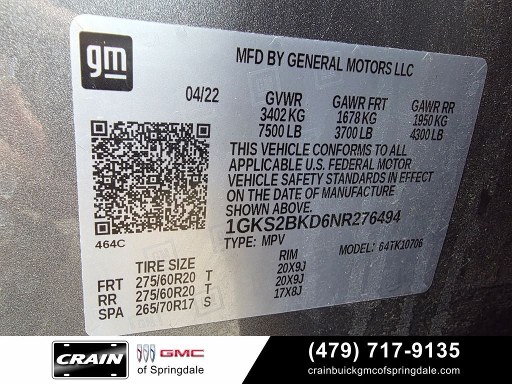 2022 GMC Yukon SLT
