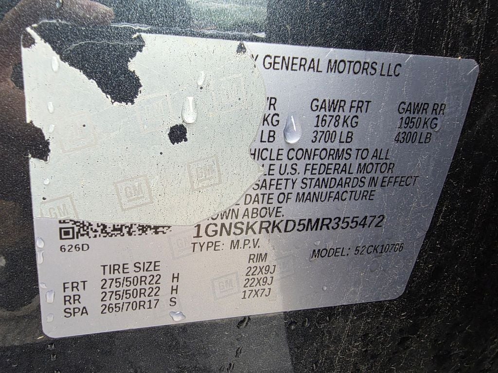 2021 Chevrolet Tahoe RST