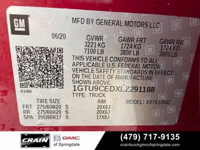 2020 GMC Sierra 1500 Elevation