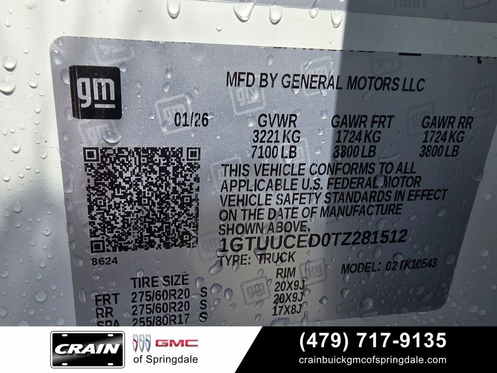 2026 GMC Sierra 1500 Elevation Premium Package X31