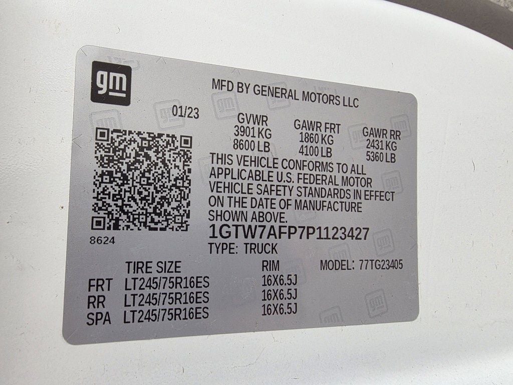 2023 GMC Savana 2500 Work Van