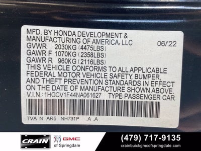 2022 Honda Accord Sport Special Edition