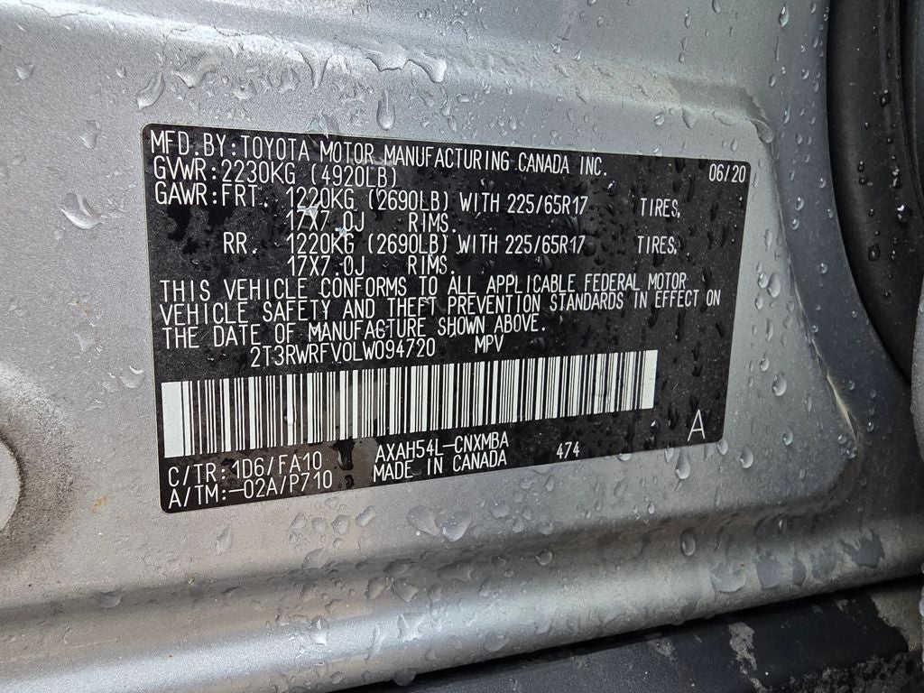 2020 Toyota RAV4 Hybrid XLE