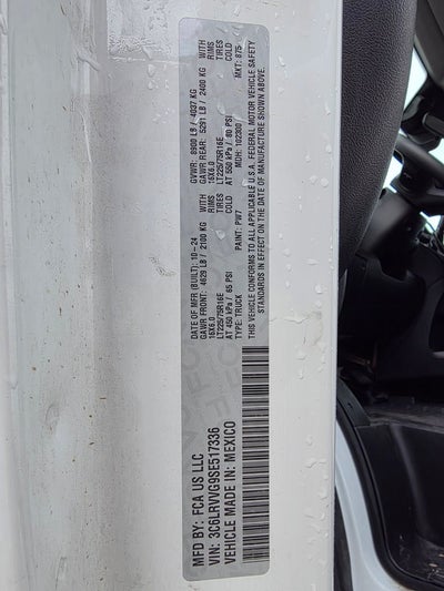 2025 RAM ProMaster 2500 Base 136 WB