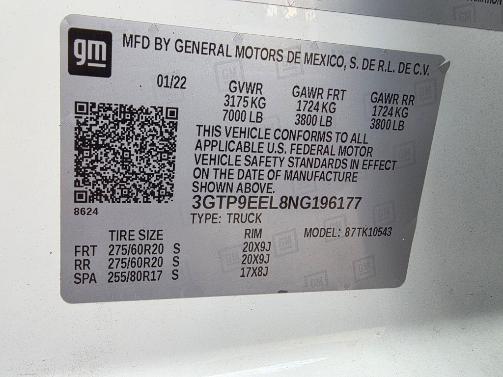 2022 GMC Sierra 1500 Limited AT4