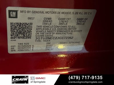 2018 GMC Sierra 1500 SLT