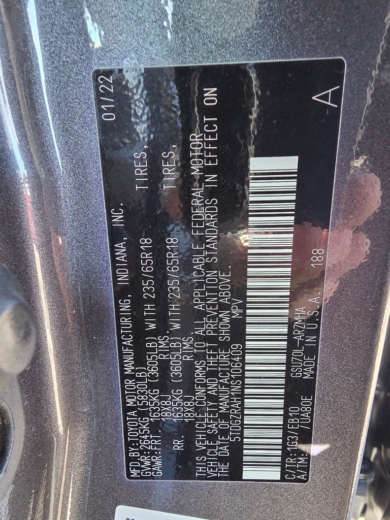 2022 Toyota Highlander XLE