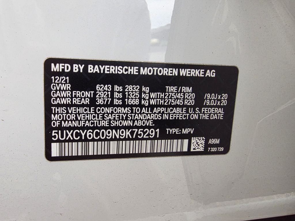 2022 BMW X6 xDrive40i