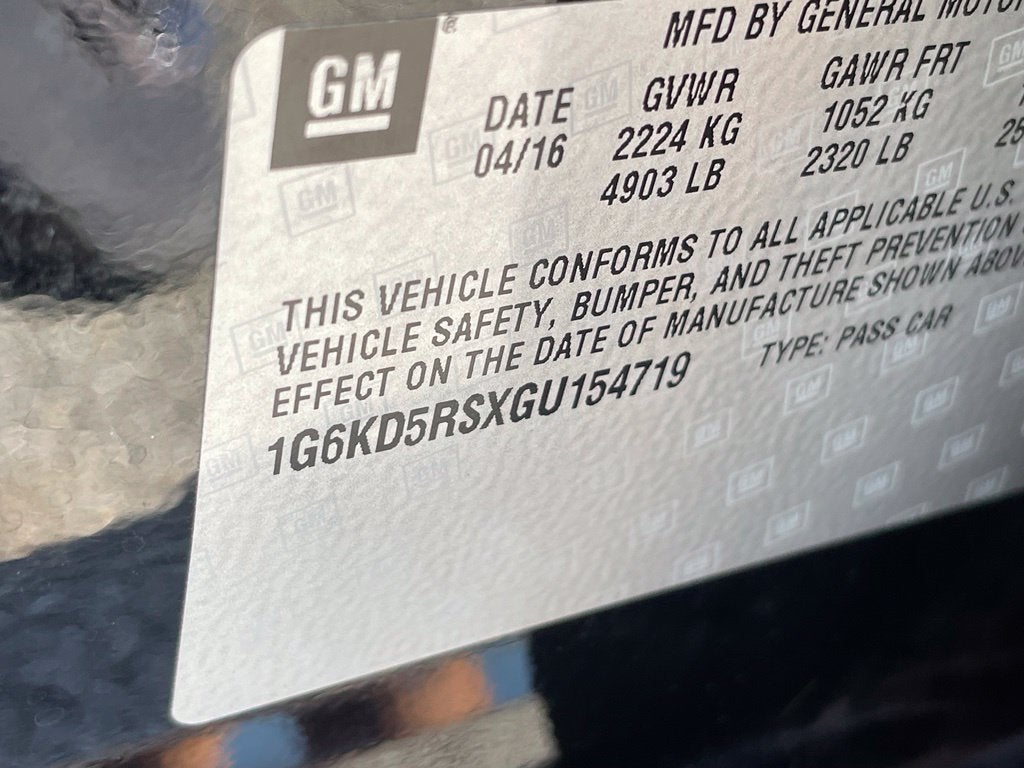 2016 Cadillac CT6 Luxury AWD