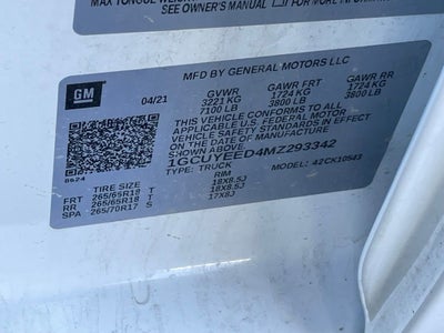 2021 Chevrolet Silverado 1500 RST