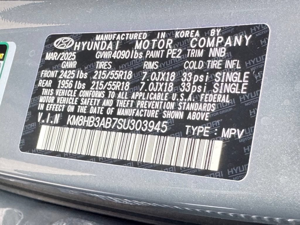 2025 Hyundai Kona SEL