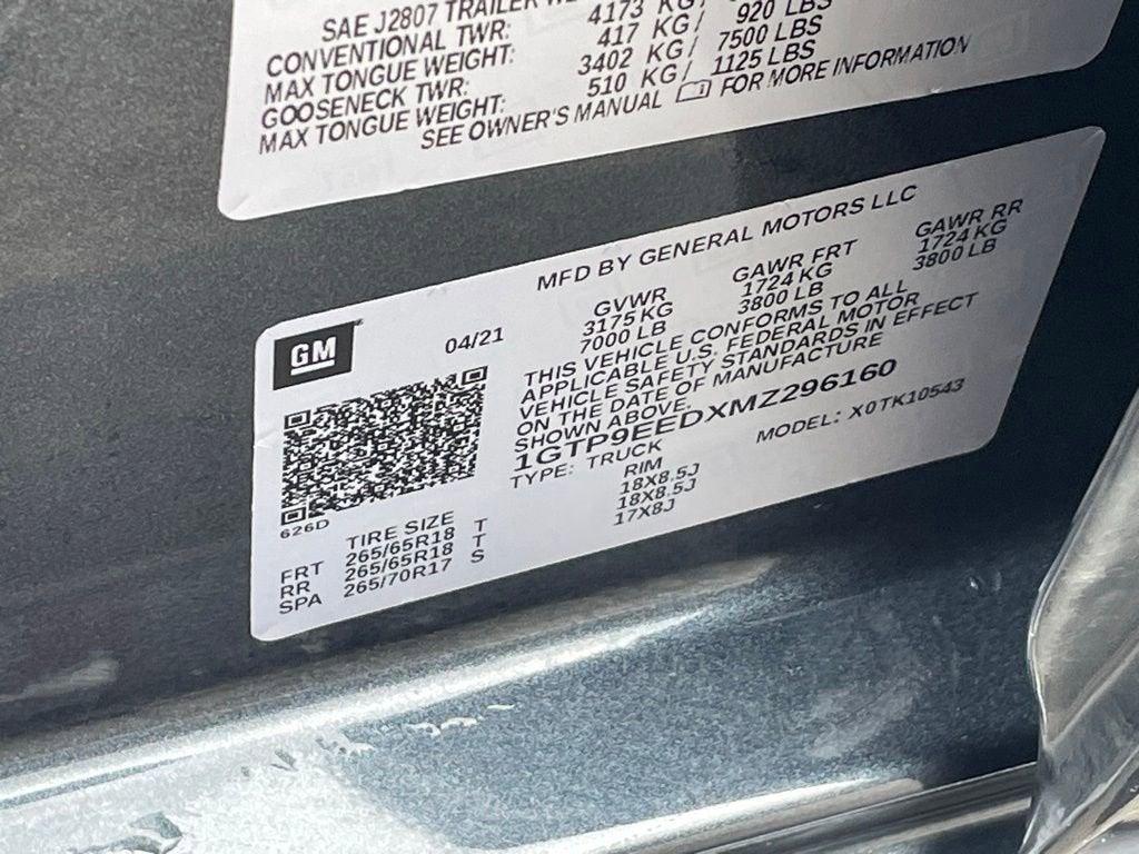 2021 GMC Sierra 1500 AT4