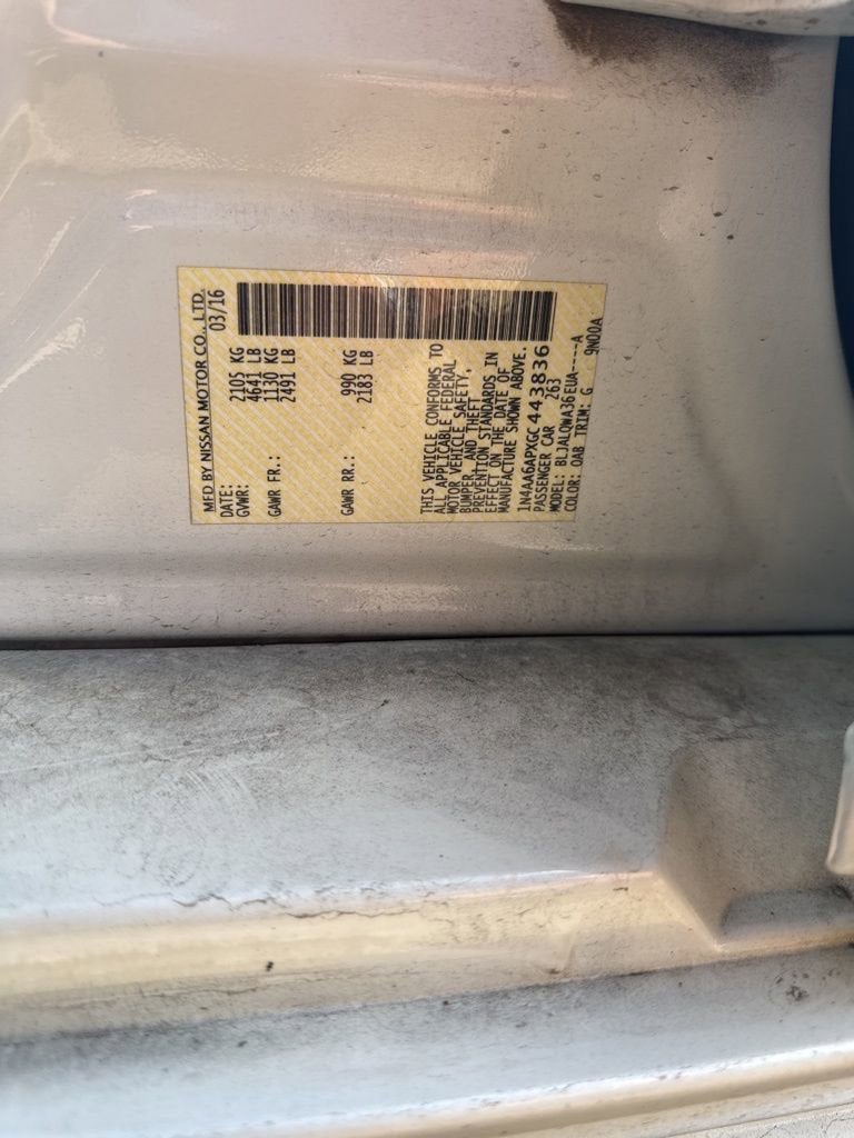 2016 Nissan Maxima 3.5 S