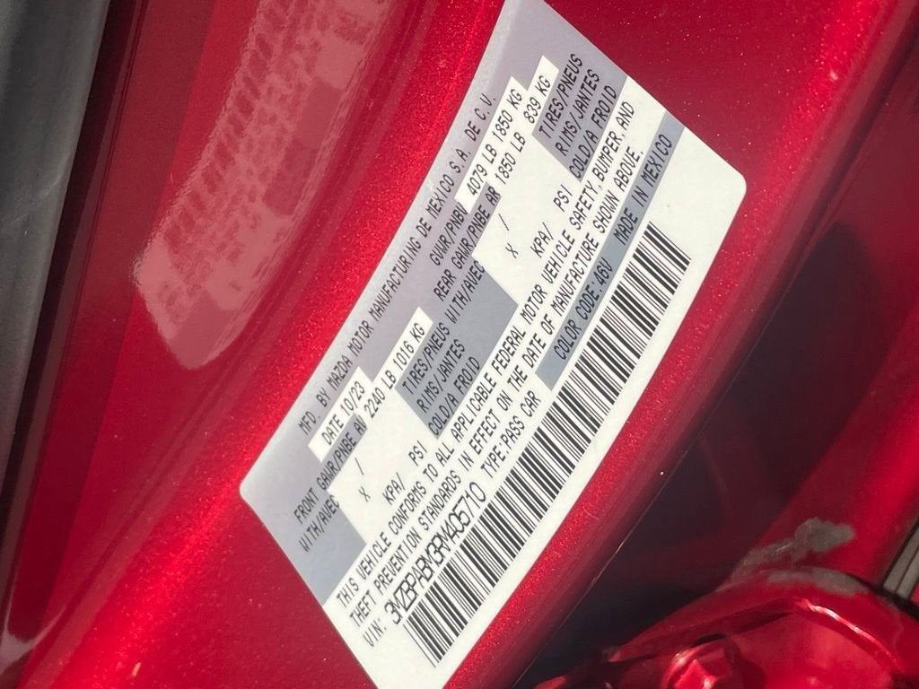 2024 Mazda Mazda3 Sedan 2.5 S Select Sport