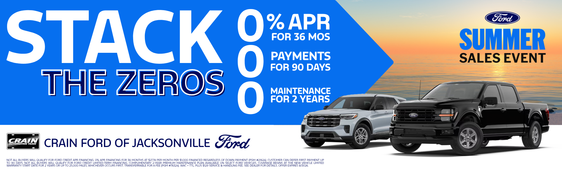 Ford Summer Sales Event 