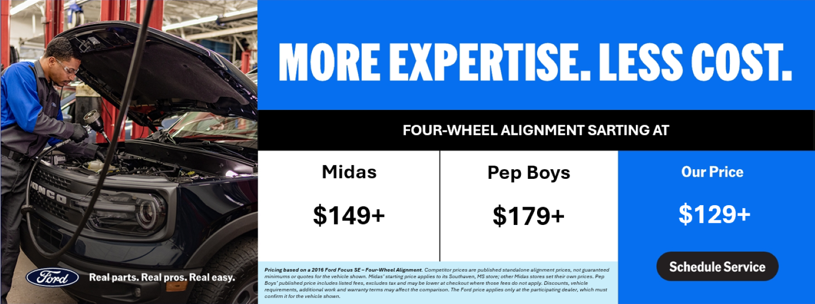More Expertise. Less Cost.